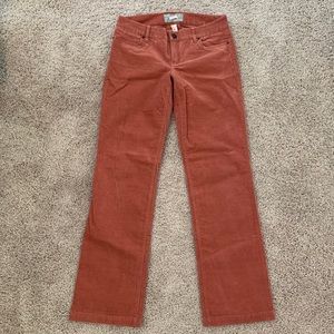 Salmon bootcut jcrew cords